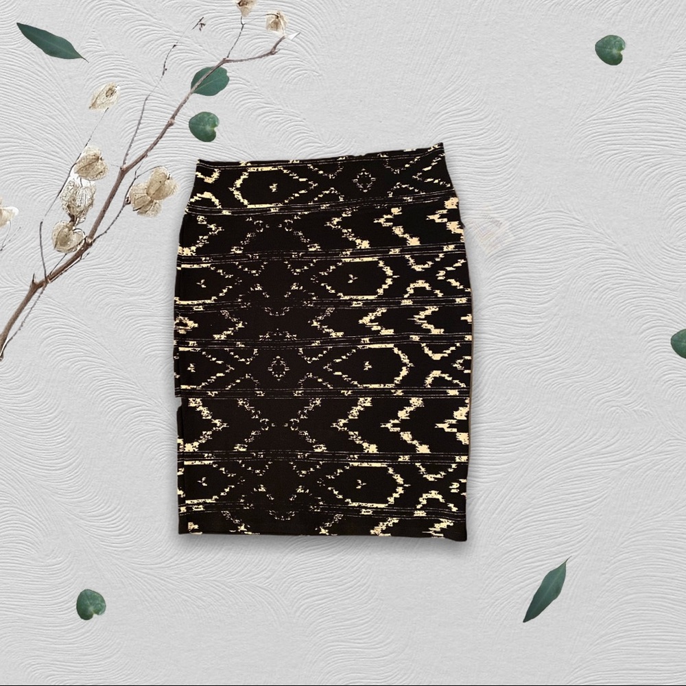 Lularoe Black Cassie Pencil Skirt
